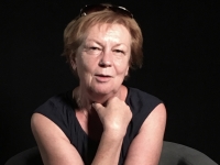 Tatjana Lazorčáková při natáčení rozhovoru