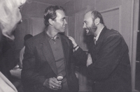 Alexandr Neuman s Arnoldem Schwarzeneggerem na začátku 90. let 20. století