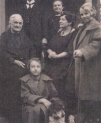 Prababička Anna na návštěvě v Čelákovicích