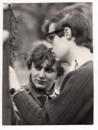 Ladislav Hlavatý jako student gymnázia, Praha, 1967