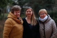 Hana Panušková se svou kamarádkou a dokumentaristkou Paměti národa (Post Bellum) v roce 2020