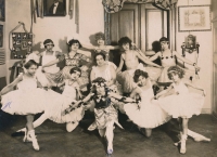 Mother Helena (below, centered) at ballet school	