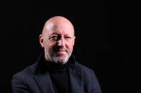 Contemporary photograph of the histrionic man, Vlado Zboroň.
