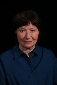 Anna Slanina při natáčení