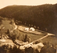 The Hybl factory in Jedlí, where Zdenka, as a child, brought food to the partisans in the forest
