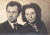 Václav and Liselotte Pultar. 1948