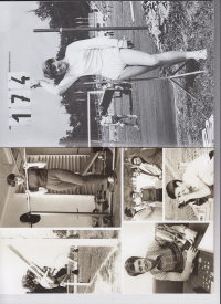 Mária and the junior Czechoslovak record, 174 centimeters
