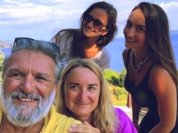 Ivan Gabal se svojí rodinou, 2015