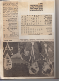 Mária in the newspaper, after the European Championships in Athens, 1969
