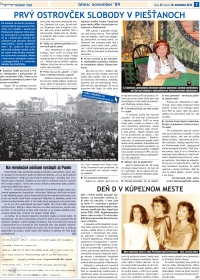 noviny Piešťanský týždeň: Prvý ostrovček slobody (2014)