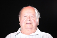 František Nejedlý při natáčení rozhovoru v roce 2020