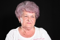 Oldřiška Mikundová-Bártková při natáčení rozhovoru v roce 2020