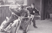 Jiří Štancl se synem Jiřím, cca 1992