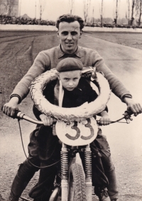  Jiří Štancl with his dad