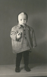 Jindřich Trojan, probably two years old, Prague 1944
