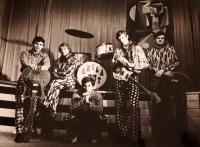 Jiří s hudební skupinou Barclay