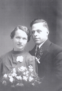 Emil a Hedwig Kramann, svatební foto 1940