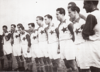 Slavia v Uherském Brodě, první vlevo Josef Bican