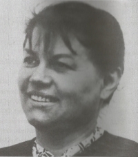 His mother Žofie Hekelová around 1965