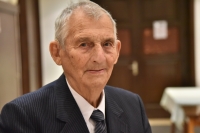 Miroslav Vostřel v České besedě v Záhřebu v roce 2019