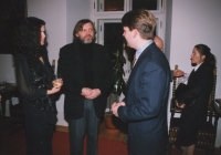 From left: Pavel Šmíd, Vít Kurfürst, Ivana Koutská at the Ministry of Foreign Affairs, Prague 1994