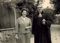 Rodiče Rut Kolínské na faře v Horní Krupé