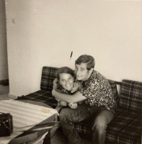 With Peter Bielik, Igor's brother, in Israel