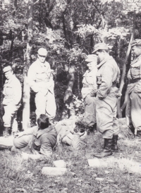 During exercises near Beroun, undated