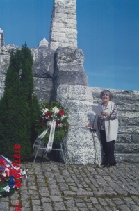 At M.R. Stefanik's memorial, Brezno