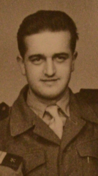 Josef Zíka in 1950s as a member of the Auxiliary Technical Battalions  