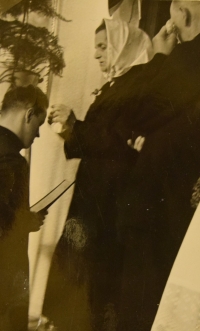 Primice 4. června 1944, matčino požehnání