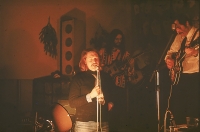 A concert of The Old Teenagers band, Bojanovice, 1976