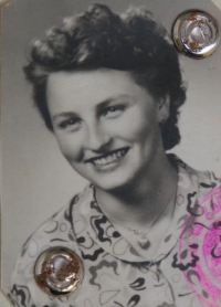 Alena Kleckerová (Špičková) v mládí