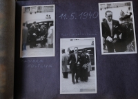 Fotografie ze svatebního alba, 1940 