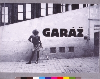 A poster of the Garáž band, the mid-1980s