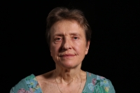 Marta Holeková při natáčení 