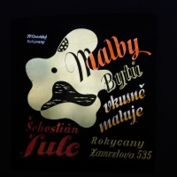 Reklamní vývěska otce Šebestiána Šulce