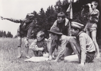 The Bratrství [Brotherhood] summer camp. 1969 or 1970