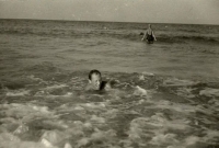 Swimming in the Baltic Sea, GDR, 1975