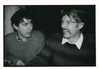 Ivo Pospíšil a Paul Wilson při setkání v Maďarsku, polovina 80. let 
