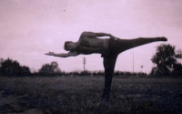 Vladimír Trávníček, witness´s father when exercising, 1930s
