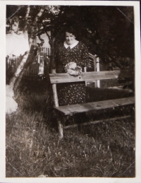 Mum Anděla Roubíková in 1936