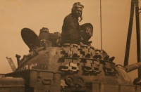 Miroslav Pavel při vojenské službě v Libavé, asi 1968-69