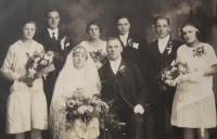 Svatba rodičů Aloise Blinky a Ludmily rozené Solanské