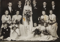 Svatební den manželů Linhartových, 2. července 1949