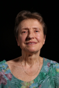 Marta Holeková při natáčení 