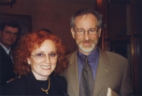 Marianna with Steven Spielberg