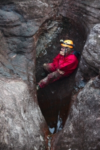 Tomáš Lánczos on the Akopán mesa, Venezuela, expedition, year 2015