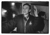 Jan Hrabina v Československém domě v Moskvě, únor 1990, foto: Bohdan Holomíček