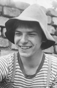 Jan Hrabina v psychiatrické léčebně Bohnice, léto roku 1974